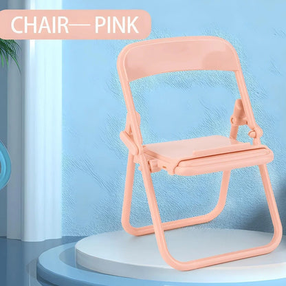 Universal Mobile Phone Accessories Foldable Chair Shape Mini Desktop Phone Holder Phone Stand.