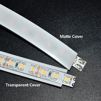Flexible LED Silicone Neon Tube Protection Cover Transparent Matte Black Milky Silica Gel Channel Diffuser WS2812 WS2811 Strip.