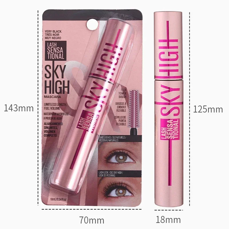 Eyelashes Lengthening Mascara Long Lasting Waterproof Women Korean Silky Lash Black Eyelashes Extension Makeup Beauty Cosmetic.