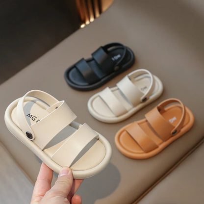 Toddlers Boys Girls Sandals Summer New Children Casual Beach Shoes Kids Fashion Sandals Anti-sliperry Soft-soled Sports Sandals.