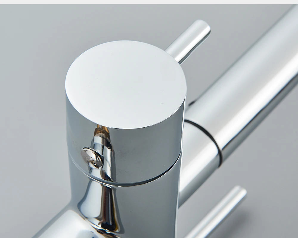 Rozin Water Purifier Kitchen Faucet Black Pull Out Flexible Filter Kitchen Faucets Crane Brass 2 in 1 Hot Cold Water Mixer Tap