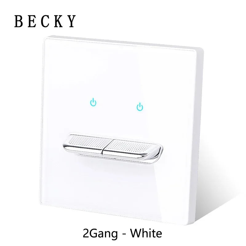 Glasscheibe Wand schalter LED europäische 16a Steckdose Retro Kippschalter eu uk Standard 2-Wege-Buchse 1-4gang USB Home Dekoration