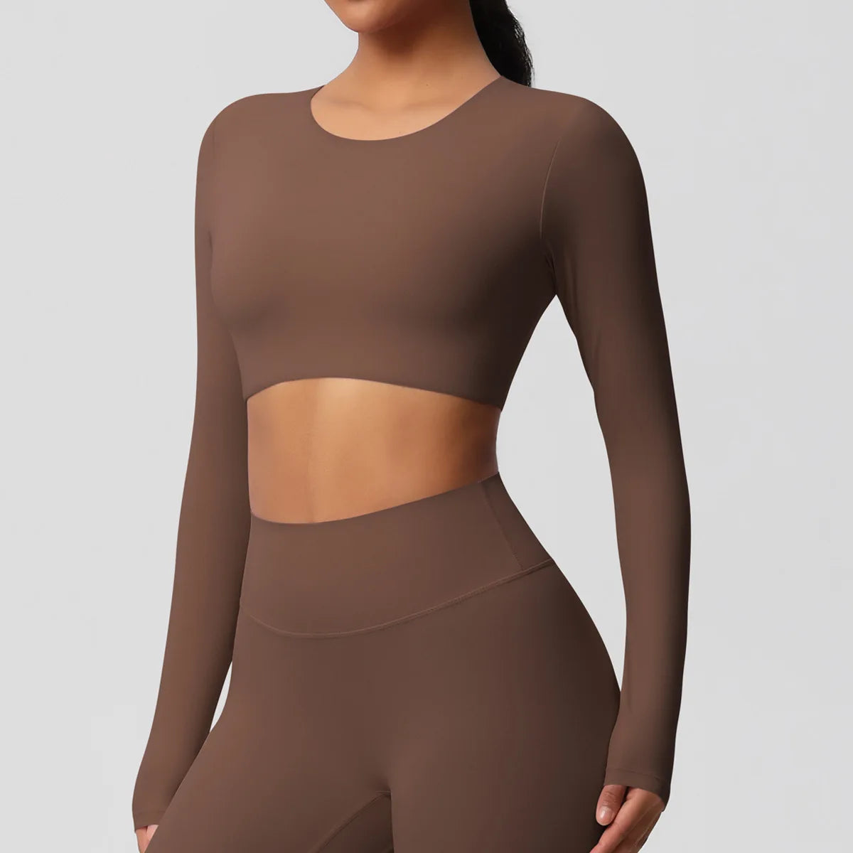 Yoga Suit Gym Sports Set Women Quick-Drying Fitness Set Female Tracksuit Running Workout Long Sleeve Sports Shirt Sportswear