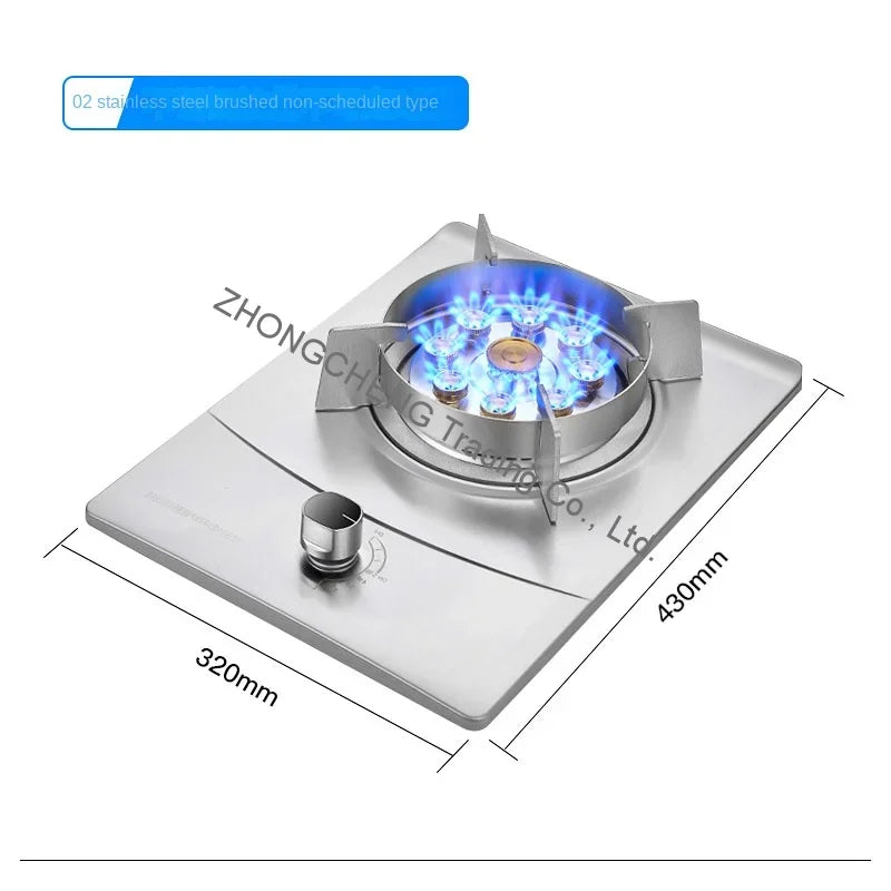 7kw Gas Cooktop Single Stove Household Liquefaction Gas Stove Single Coal Desktop Embedded Single Gas Stove 4.5 KW/5.2kw/