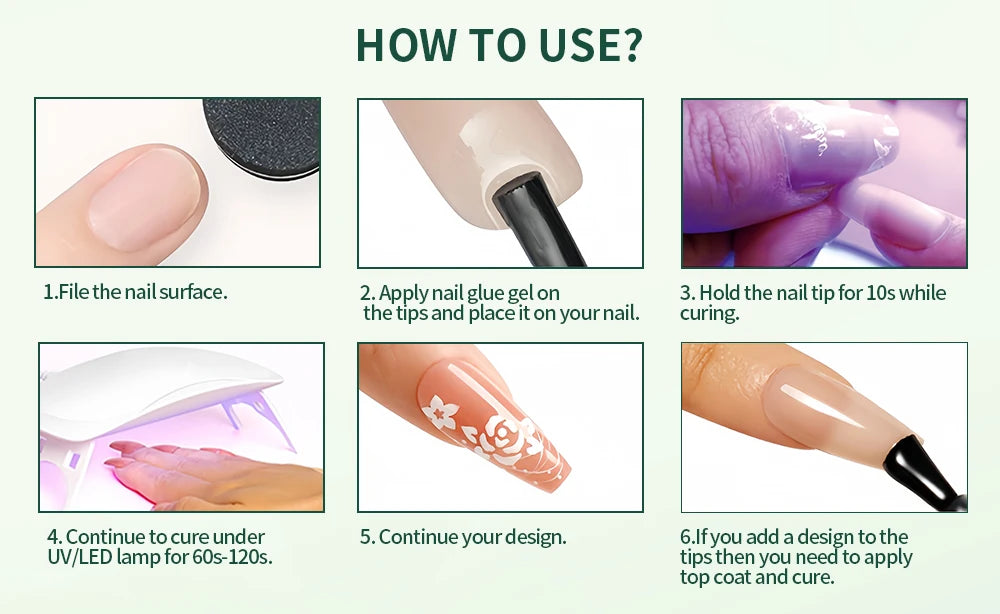 Nailpop 3-IN-1 Nude Natural Soft Nail Tips Set 140PCS Skin Tones Press on Nails Ultra-Fit Gel Nail Extensions Easy Manicure DIY.