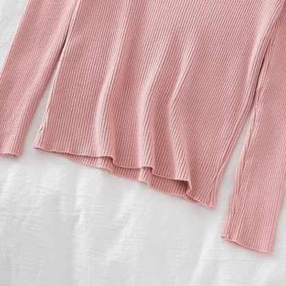 2026 weibliche Casual Tops Pullover Frauen Herbst Winter Gestrickte Dünne Pullover Feste Taste Volle Hülse V-ausschnitt Pullover.