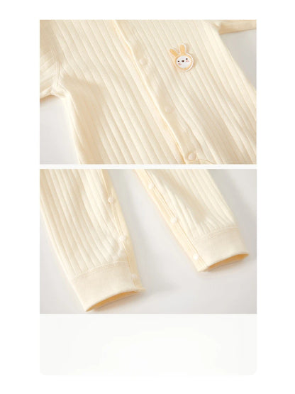 AYNIGIELL Frühling und Herbst 0-12 Monate Baby-Strampler Hochwertiger Neugeborenen-Overall aus 100 % Baumwolle für Neugeborene, Jungen und Mädchen.