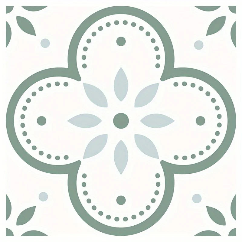 1pc/10pcs Floor Tile Sticker Self Adhesive Floor Sticker Vinyl Non-slip Floor Tile Sticker Wall Sticker Waterproof 20cm x 20cm