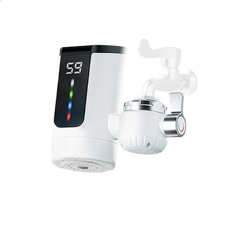 Electric Kitchen Sink Water Heater Tap Instant Hot Stainless Steel Water Faucet Heater Cold Heating Kitchen  Accessories