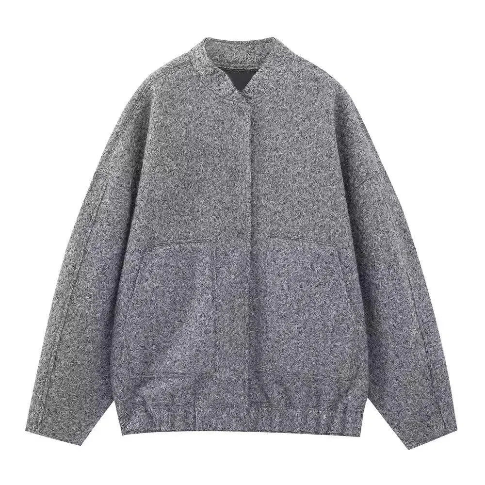 TRAFZR Damenjacken Frühling 2023, elegantes Fleece, Vintage, neue Oberbekleidung, Langarm, Harajuku, Y2k, Streetwear, Bomberjacken.