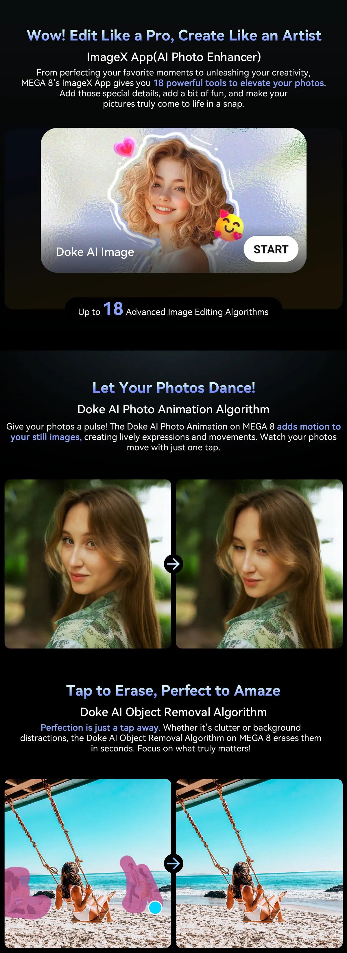 Blackview Mega 8 [No EU Charger] Tablet 11000mAh 13" FHD Display 36GB+512GB 50MP+13MP+0.08MP Android 15 90Hz 2K Dual SIM 4G 1080P