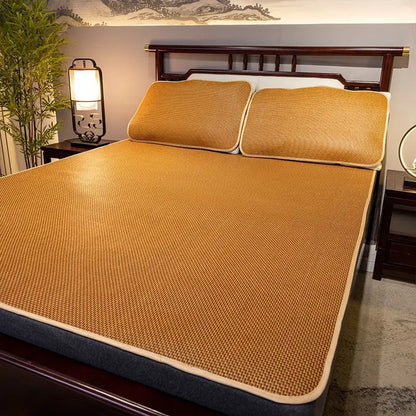 WASART Summer bamboo rattan mattress adult baby cool sleeping mat kit 90/150 single double bed foldable sheet bed protection pad.