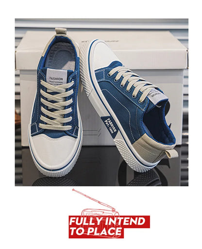 Atmungsaktive Herren-Skateschuhe aus Segeltuch mit weicher Sohle, lässige Turnschuhe, trendige, vielseitige, leichte, rutschfeste Slip-On-Sportschuhe, Größe 37–48.