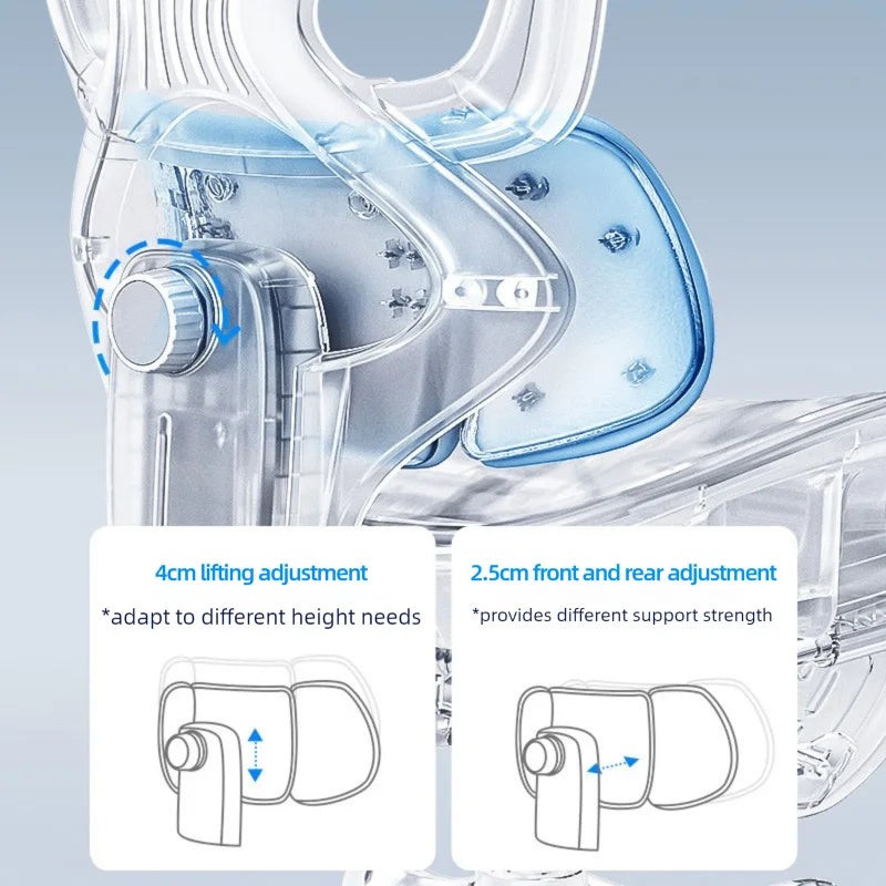 Gaming-Computerstuhl, ergonomischer Heimbürositz, 135-Grad-Backung mit Fußstütze, Lordosenstütze, höhenverstellbarer Sessel