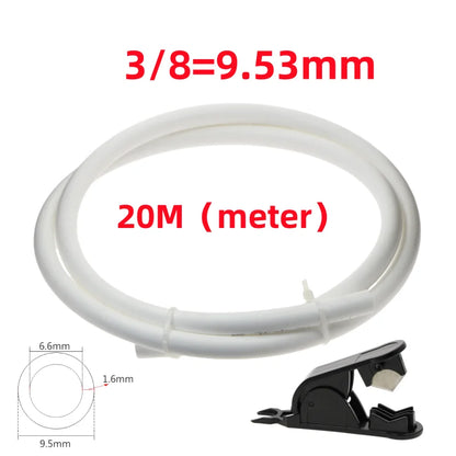 1/5/10/20meter Food Grade 1/4" 3/8" PE OD NSF Certified Tubing for Reverse Osmosis De-ionized Water Purifier Filtration Systems