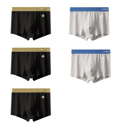 5-teilige gestreifte lustige Boxershorts für Herren, Unterwäsche, sexy Unterhose, Mann, männlich, Homme, U-konvexe Shorts, Dessous, Boxershorts, Höschen