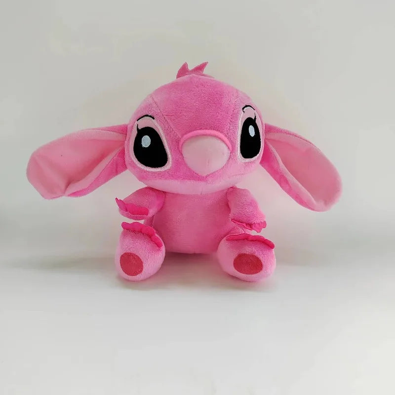 Disney Lilo and Stitch plush toy pink Lilo Blue Stitch toy cute plush doll couple Stitch doll couple birthday gift.