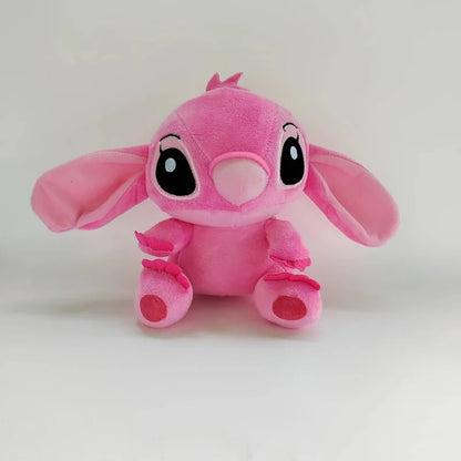 Disney Lilo and Stitch plush toy pink Lilo Blue Stitch toy cute plush doll couple Stitch doll couple birthday gift.
