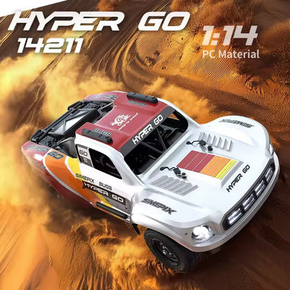 MJX Hyper Go 14211 1/14 4WD RC Car 70KM/H Brushless RC Racing Car 2.4G Remote Control Cars Off-Road Speed RC Cars Truck Toys.