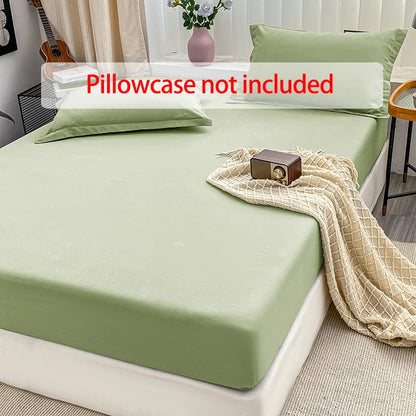1PC solid color bed cap anti-slip protective cover dust covered sheet.