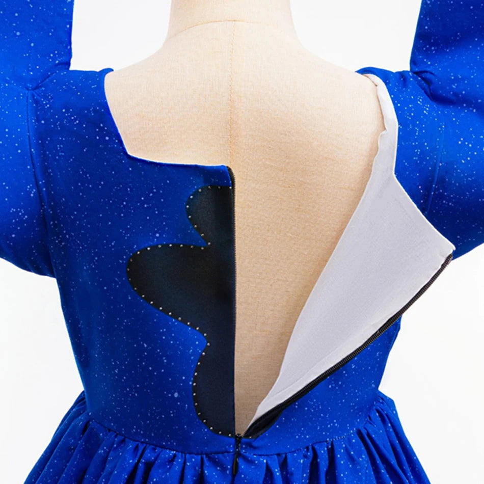 Kinder Lilo und Stitch Rollenspiel Prinzessin Kleid Kinder Bühnenkostüm Mädchen Karneval Halloween Party Cartoon Bekleidung.