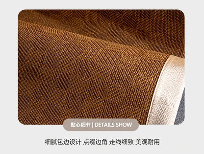 Natural Ice Rattan Mat 90/120/150/180/200cm Cool Summet Mat Mattress Plant Fiber Mat Househould Straw Mats Furniture Protector