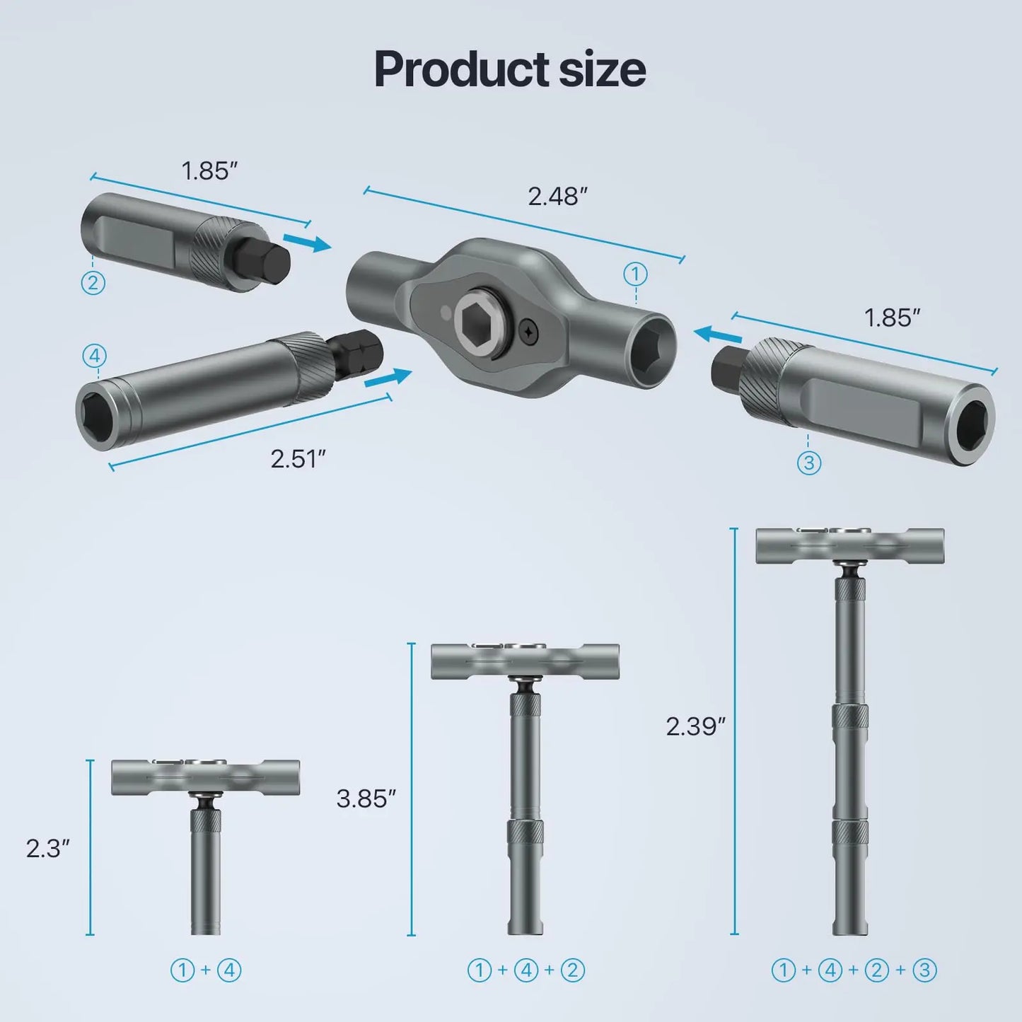 VMAN 24in1 Multifunktions-Ratschenschraubendreher-Set, mehrere magnetische Bits, Mini-Reparatur-Werkzeug-Set, Haushaltswerkzeug für PC und Schreibtisch usw.
