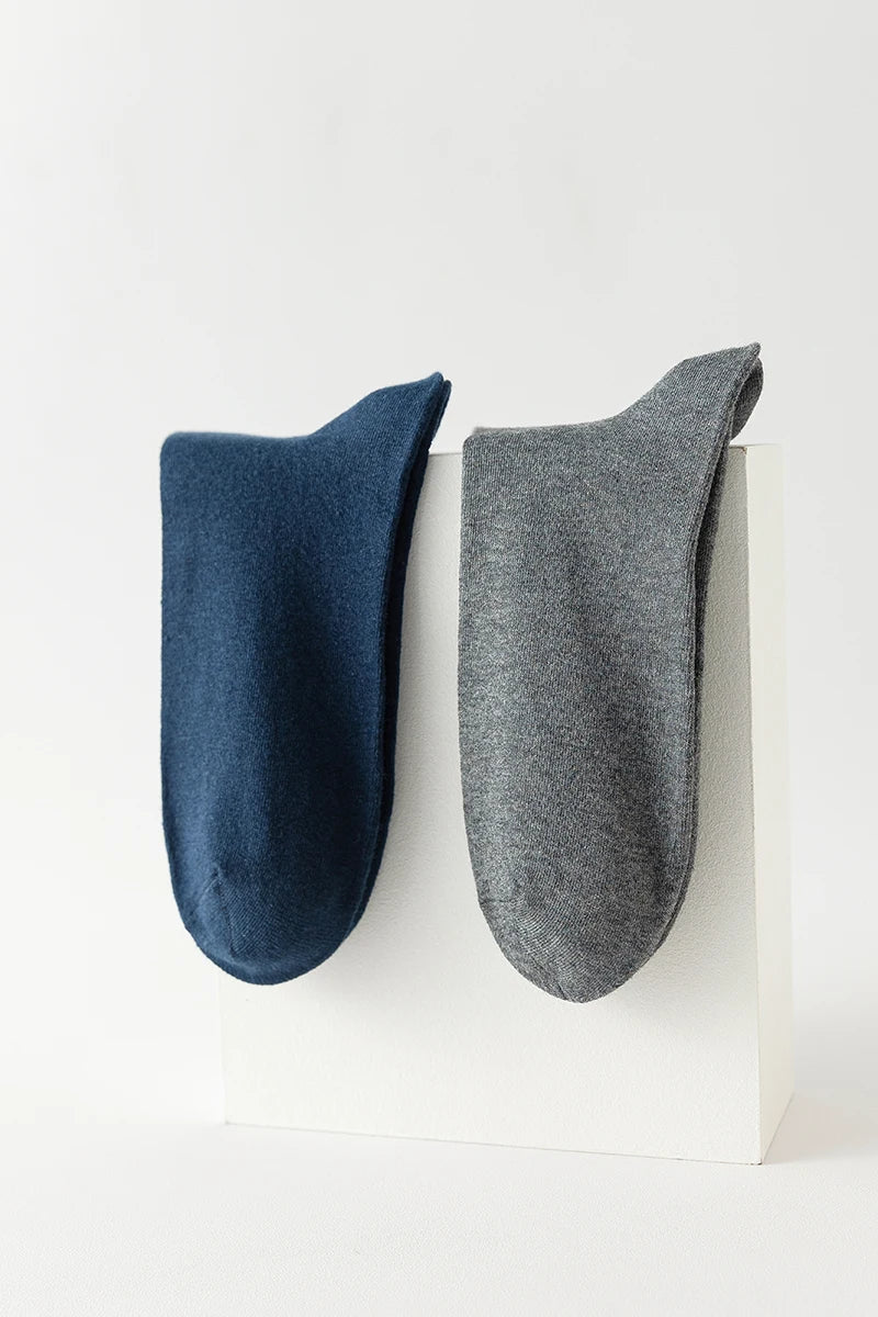 10 Pairs New Men's Cotton Socks New styles Black Business Men Socks Soft Breathable Autumn Spring for Male White.