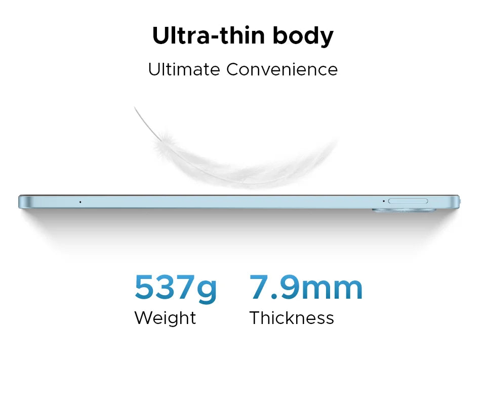 DOOGEE U11 Android 15 Tablet 11 Ultra-clear 90Hz Display 4GB RAM 128GB ROM 8580mAh Battery Dual Speaker Supports Widevine L1.