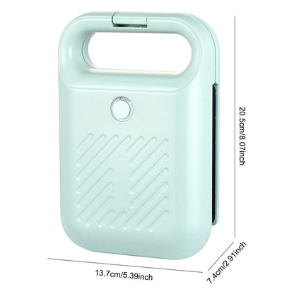 Electric Sandwich Maker Bread Presser with Non-Stick Coating Home Toaster Breakfast Making Machine Kitchen Egg Meat Omelette Pan.