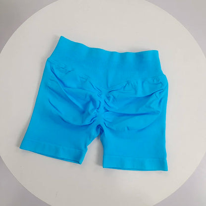 Shorts Low Ribbed Band Gym Shorts Women Workout Clothes Scrunch Bum Seamless Shorts Yoga Biker Sports Shorts