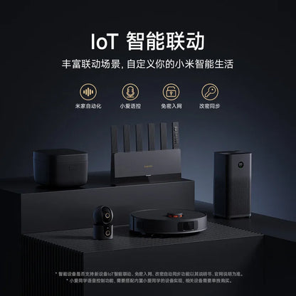 Xiaomi Router BE6500 Wi-Fi 7 4-Core 2.5G Ethernet Port lOT Intelligent Linkage Mesh Networking MLO Dual Bands Mijia APP Control.