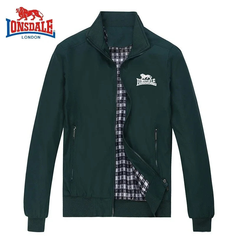 Autumn and Winter Men's Embroidered High-quality Lapel Jacket, New Luxury, Fashion, Leisure, Comfortable Outdoor Windproof Jacke.