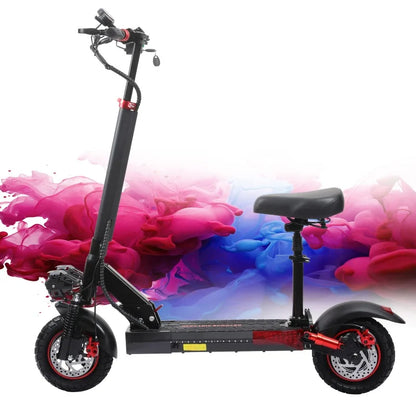 J01 Electric scooter 800W engine 48V15AH lithium battery foldable E-type scooter 10-inch road tires Adult city electric scooter.