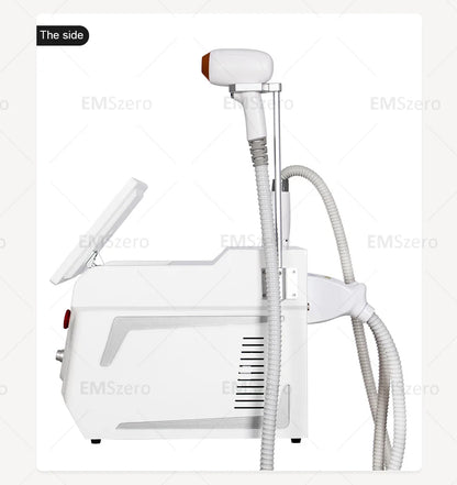3000W Diode Laser Freezing Point Painless Hair Removal Picosecond Laser 532/1220/1064/755 Tattoo Removal Two In One Machine.