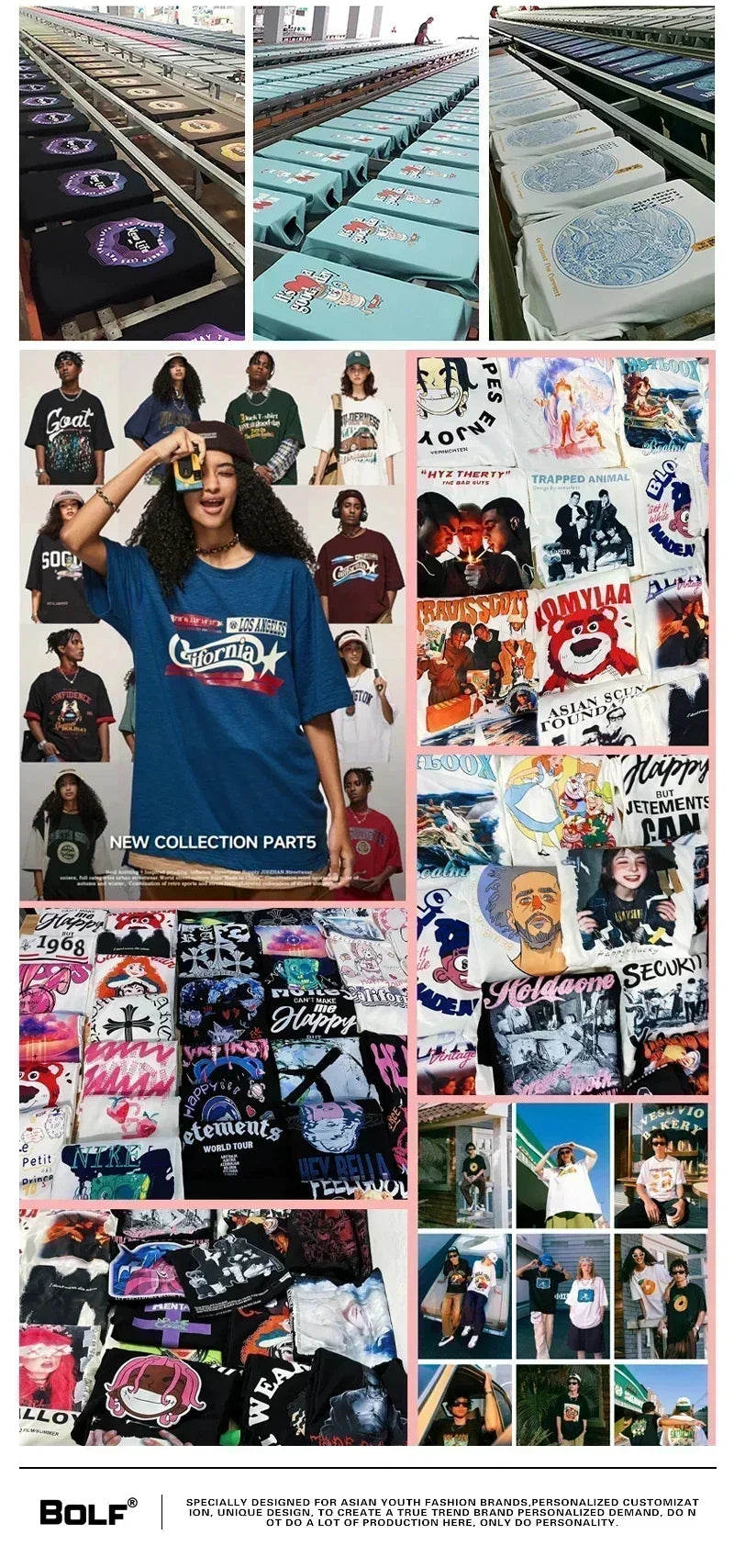 Harajuku Kawaii Animal Printed 100% Cotton T-Shirt, Lightweight Round Neck Short Sleeve Tee, Unisex Casual Wear