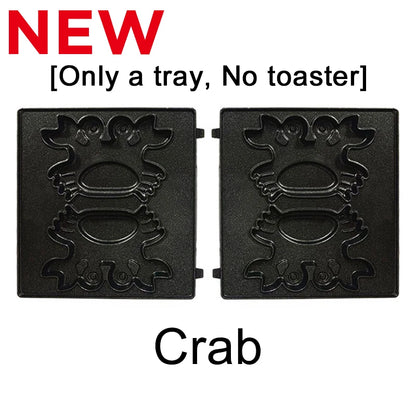 Electric Sandwich Maker Breakfast Machine Household Light Food Multi-Function Waffle Maker Takoyaki Toast Donut Pressure Toaster