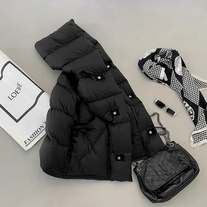 Hirsionsan Herbst Winter Koreanische Weiße Ente Unten Weste Frauen 2023 Neue Einfach Alle-spiel Mäntel FemaleSoft Warme Sleeveness Jacken