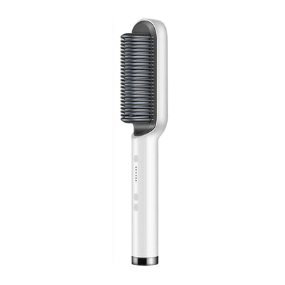 Hot Selling Professional Straight Hair Comb Portable Ceramic Coating Straight Hair Brush Salon Women'S Styling Tool.