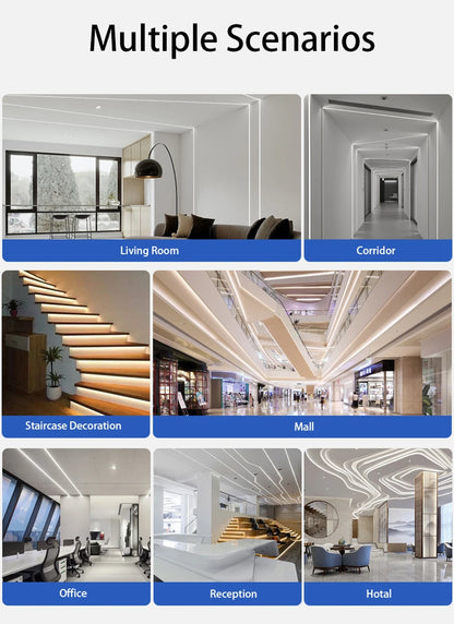 Neon LED Silicone Tube Flexible Soft Light For SK6812 WS2812B WS2811 DIY Holiday Decoration Strip Bar Lighting Tape Waterproof.