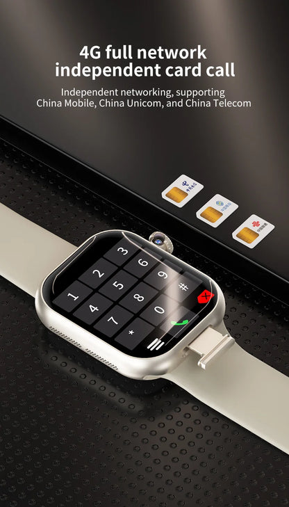 VP29 Smartwatch 5G Android 256GB Storage 4G/5G LTE Sim Card GPS WIFI 2.29 inch 490*580 Amoled Smart Watch With 8MP Rotary Camera.