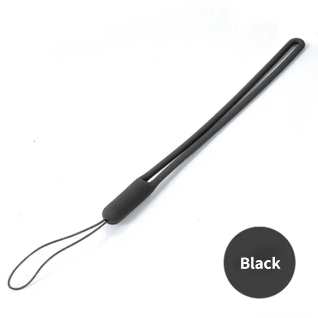 Silicone Wrist Straps Mobile Phone Strap Charms Cute Lanyards for Iphone Strap Camera Keys Cord Lanyard Key Chains Hanging Rope.