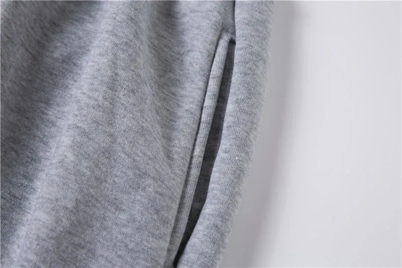 2024 New Autumn and Winter Men's and Women's Sweater Set KING QUEEN Loose Relaxed Hooded Print Couple Set.