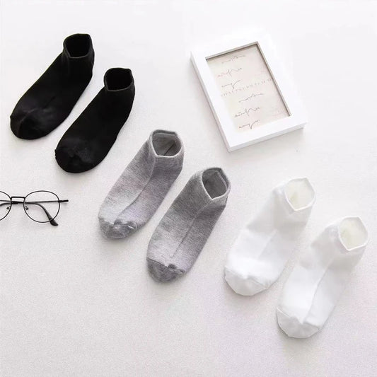 10/20/30Pairs Socks Men Women Boat Socks Thin Breathable Comfy Sweat-absorbing Ankle Socks Unisex Casual Plain Color Short Socks.