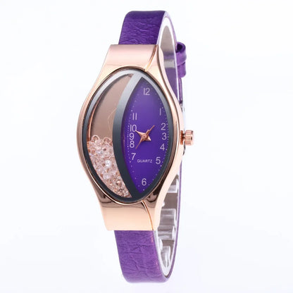 Fashion Women Watch Luxury Brand Ladies Clock Watches Pu Leather Wristwatch Women Watch Gift Montre Femme Relogios Feminino.
