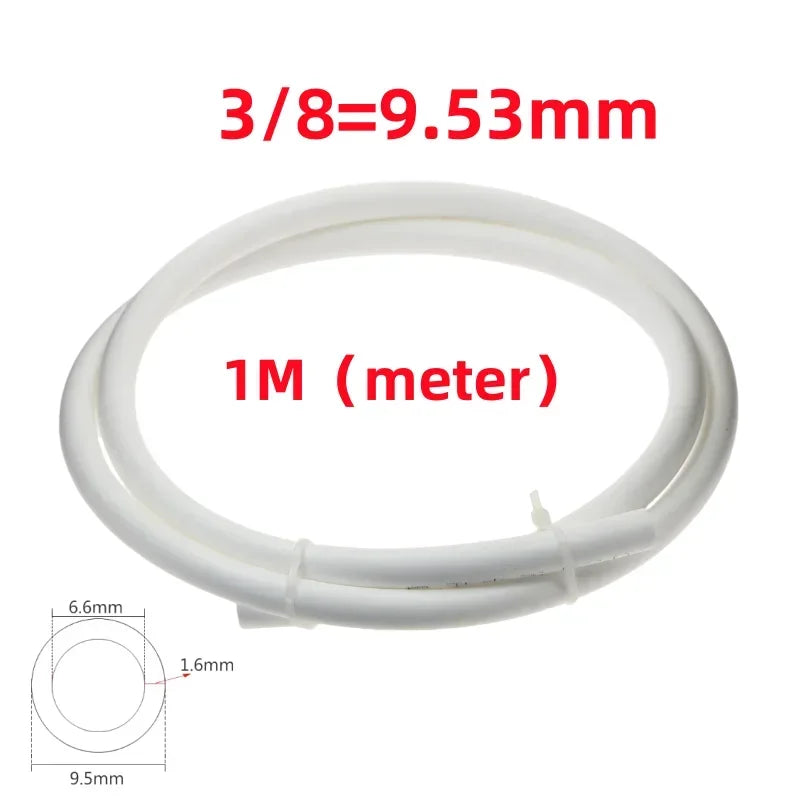 1/5/10/20meter Food Grade 1/4" 3/8" PE OD NSF Certified Tubing for Reverse Osmosis De-ionized Water Purifier Filtration Systems