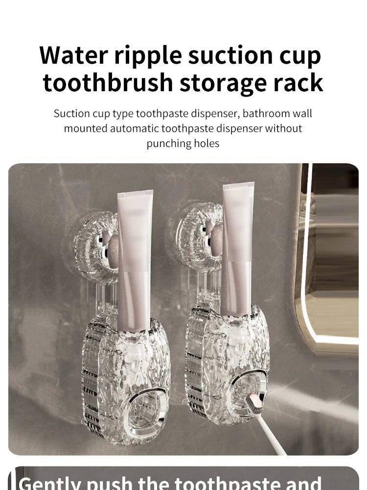 1pc automatische Zahnpasta spender kreative Wand halterung und kleine Zahnbürsten halter Quetscher für Familien dusche Badezimmer