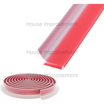 Küchenschwelle, Wasserdamm, selbstklebend, Silikon, wasserdichte Barriere, Badezimmer, Dusche, Wasserstopper, Schutz für trockene und nasse Trennung