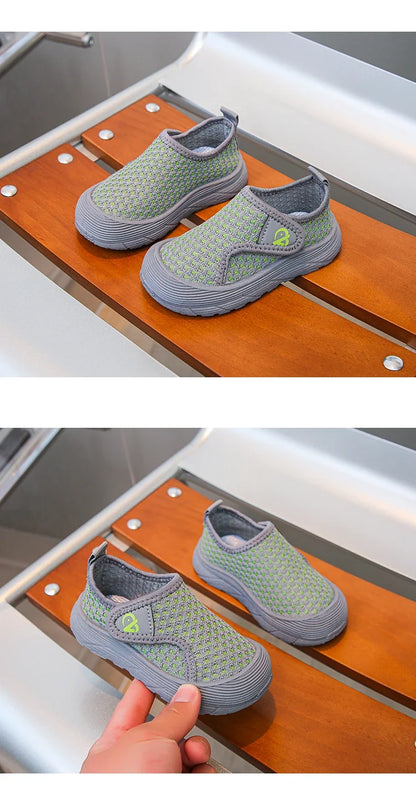 Students Casual Shoes Mesh Breathable Children Tennis Shoes Soft Bottom Comfortable 2025 New Fashion Kids Sports Shoes Non-slip.