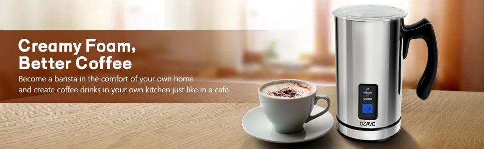 Milk Foamer Electric 500 Watt 240 ml Non-stick Coating For Milk Foam.